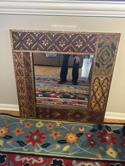 Vintage Heavy Chinese Style Mirror $30