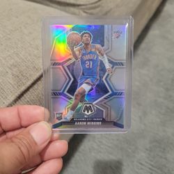 AARON WIGGINS Mosaic Silver Rookie Prizm Basketball Card/taking Offers