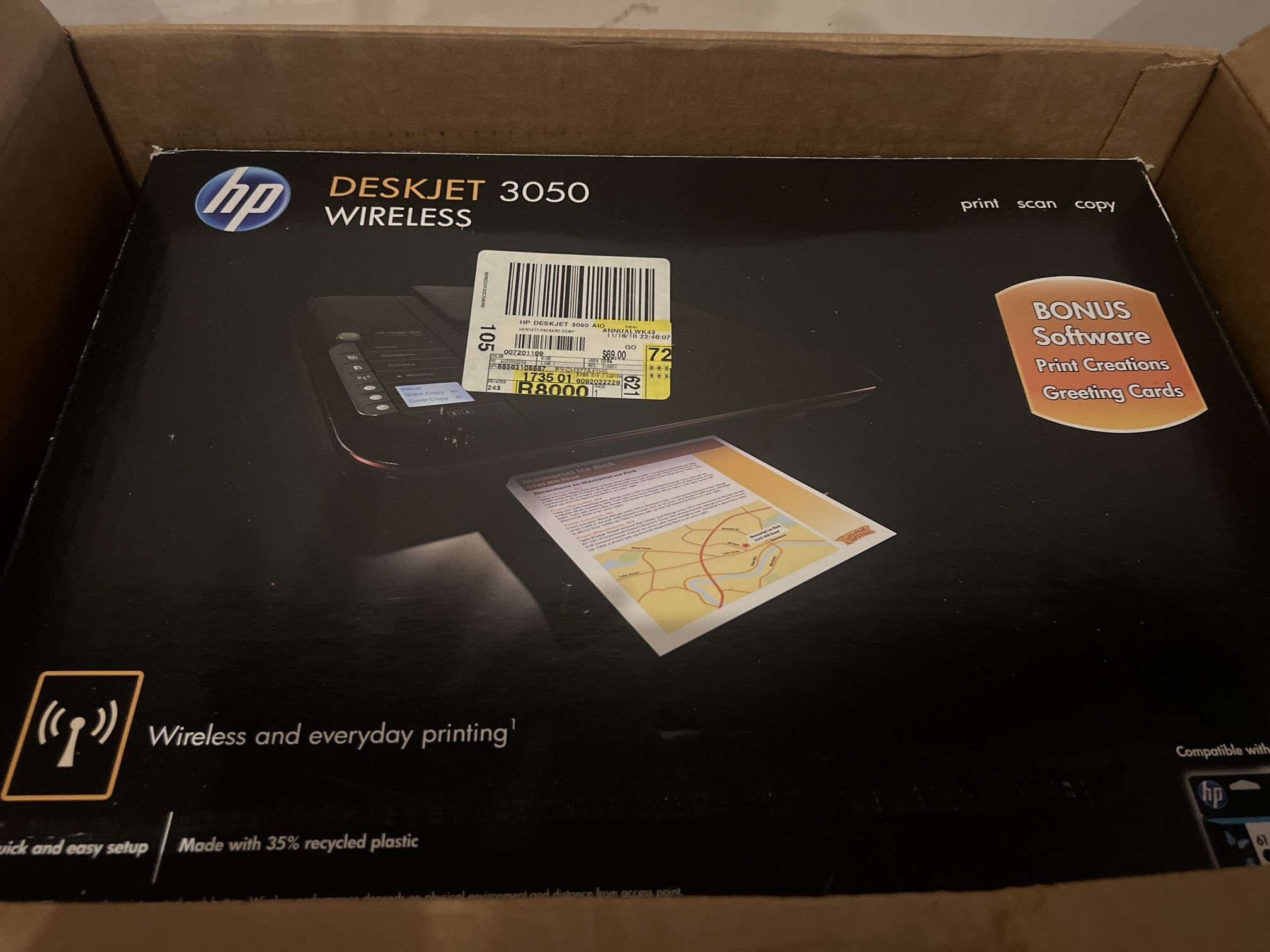 HP DESKJET 3050 Wireless Printer -Almost New
