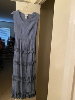 Blue & Black, and Red & Black Pinstriped Dress….