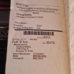 Full Size W/ Foundation 