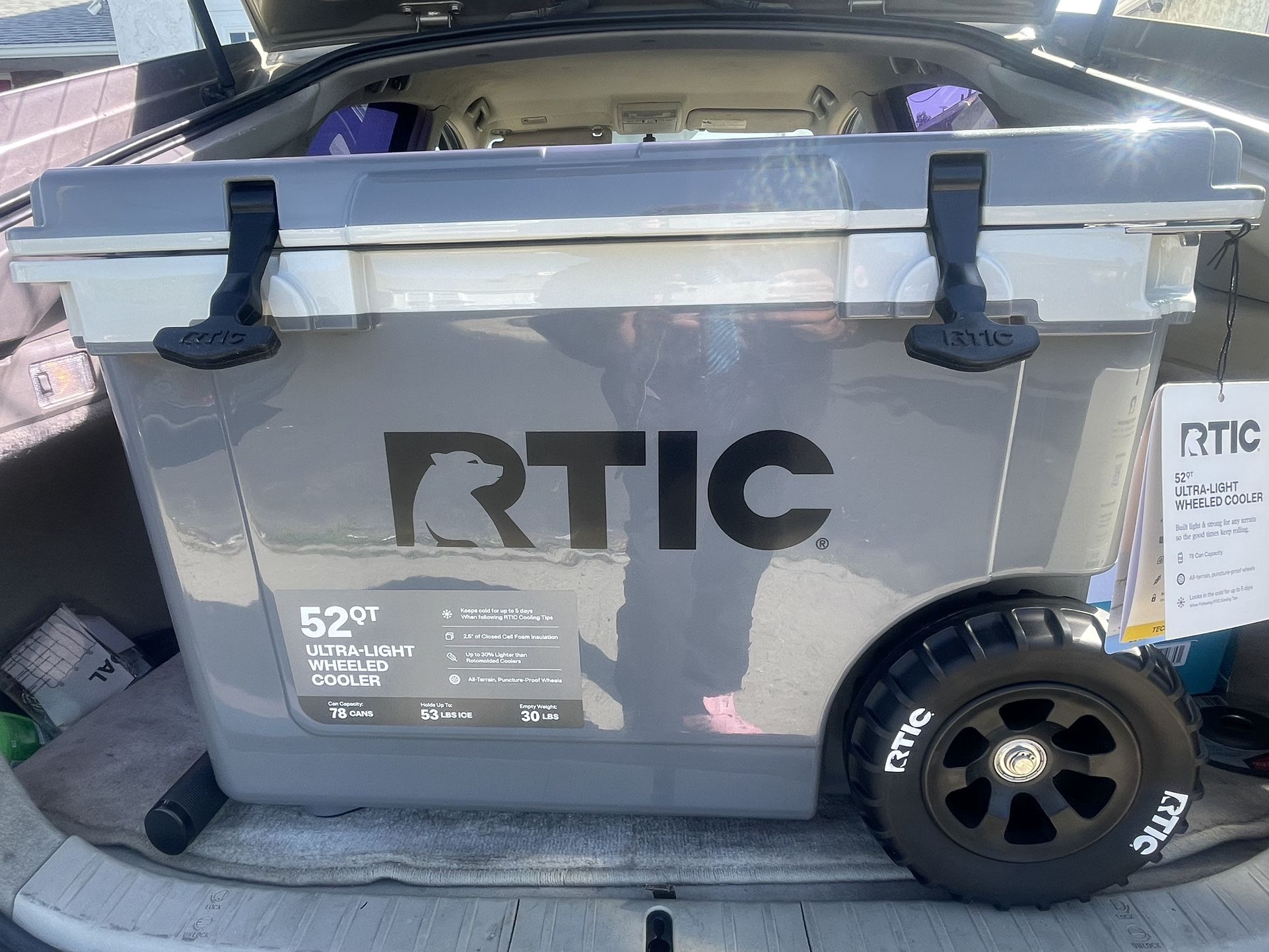 Rtic 52qt Wheeled Cooler