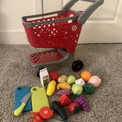 Target Toy Shopping Cart w/ Food Set