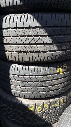 265/60/18 (2) Hankook installed