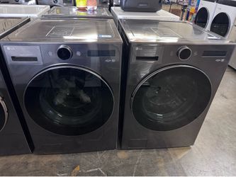 Brand New LG Front Load Washer Black Steel WM6998HBA — Selling ASAP | 50% OFF