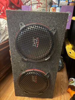 Subwoofers with two 10 inch subs and amp
