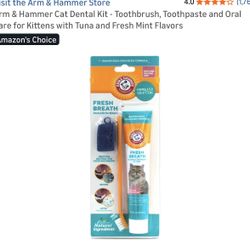 Visit the Arm & Hammer Store 4.0 4.0 out of 5 stars (1,761) Arm & Hammer Cat Dental Kit - Toothbrush, Toothpaste and Oral Care for Kittens with Tuna a