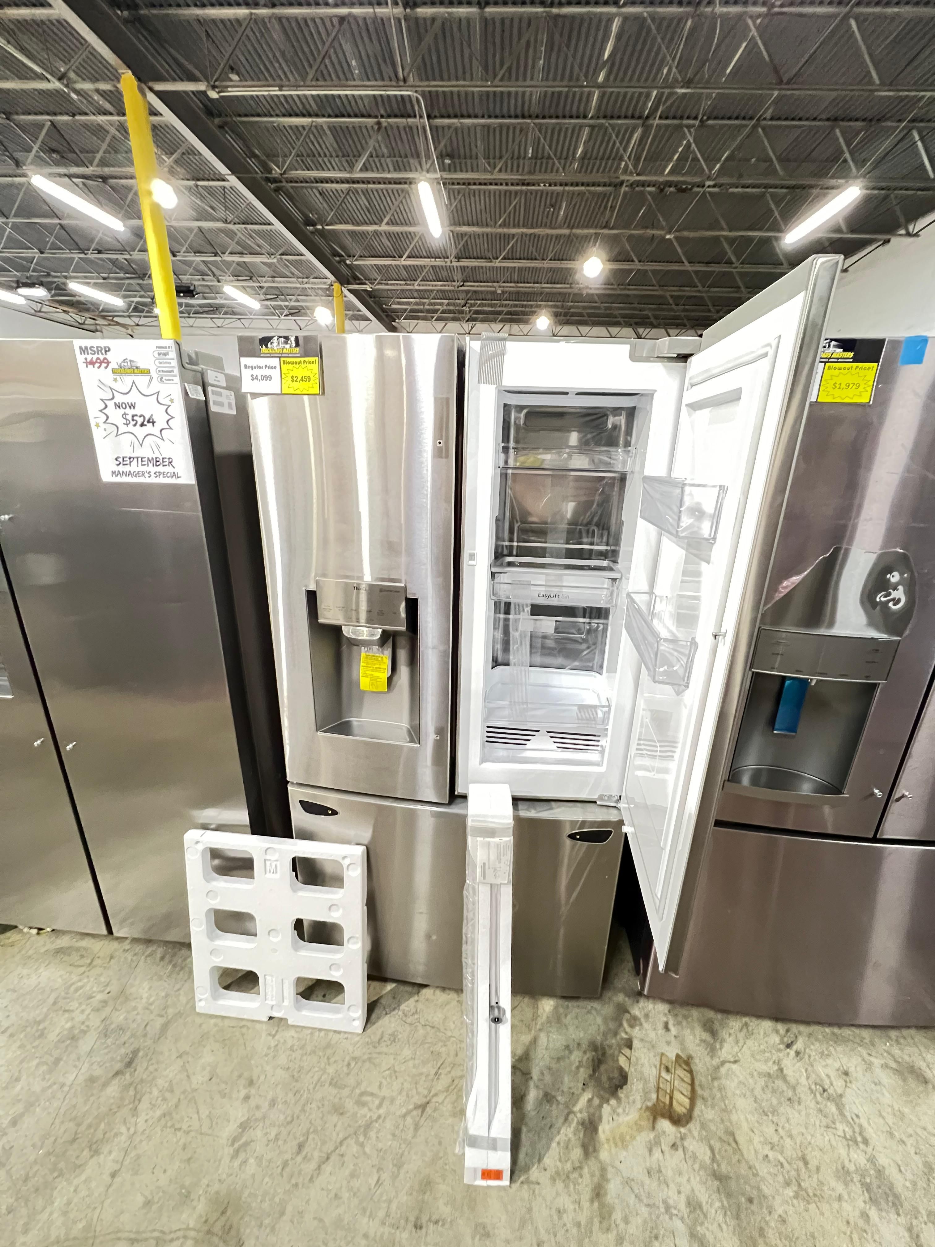 Brand New Home French Door Refrigerator with Water & Ice...