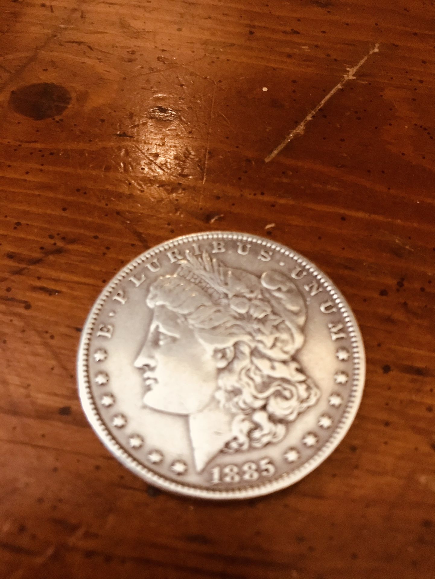 1885 Silver Morgan Dollar