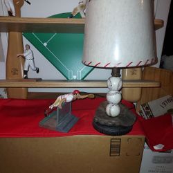 BASEBALL LAMP AND BASEBALL SHELVES ⚾️ PLUS 