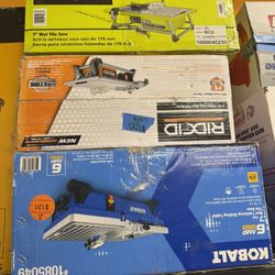Tile Saws - Kobalt Ryobi