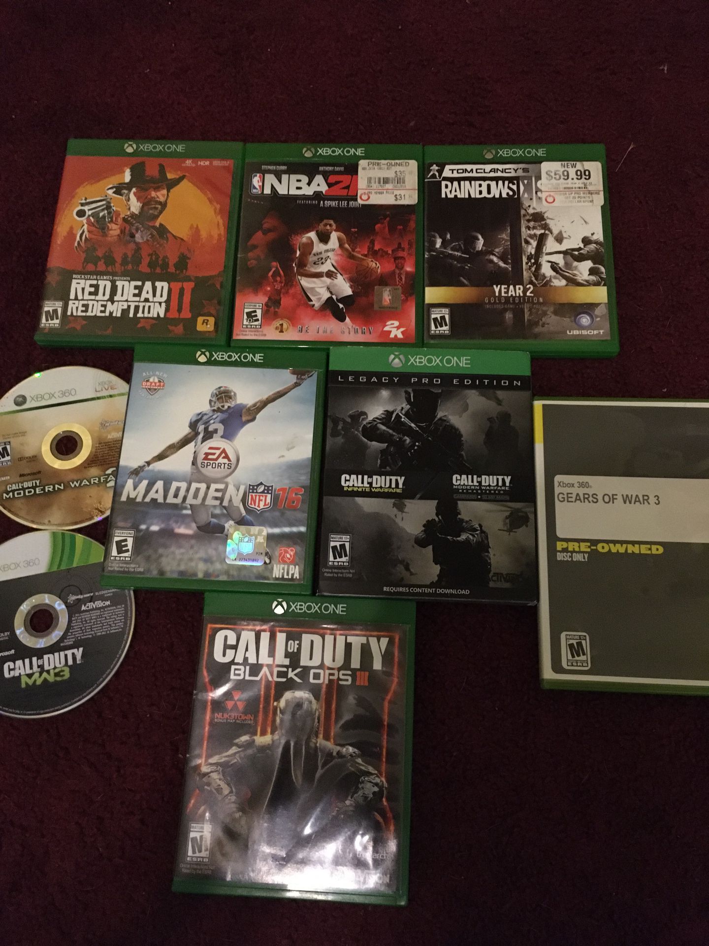 9 Xbox one games