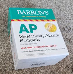 Barron's AP World History: Modern Set of 400 Flashcards