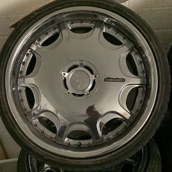 20’ Lowenhart 3 Piece wheels & Tires ( Rare )