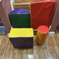 5-Piece Kids Climb & Crawl Soft Foam Block Activity