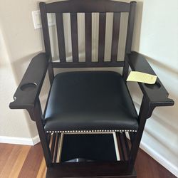 2 BILLIARDS CHAIRS $75