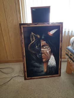Velvet painting