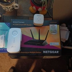 Netgear WiFi Router And Extenders 