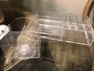 Acrylic makeup organizers