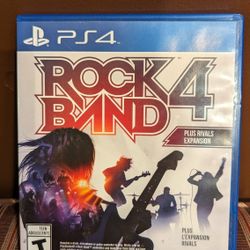 Rock Band 4  (PlayStation 4, 2016)