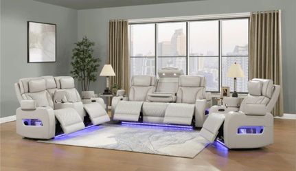 Ritzy Collection Power Recliner 3PC Sofa Set
