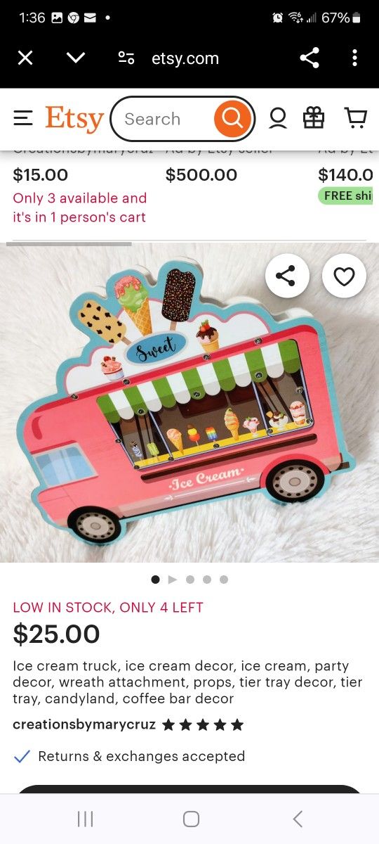 Light Up Ice Cream Truck