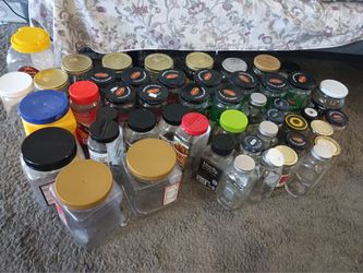 Assorted jars