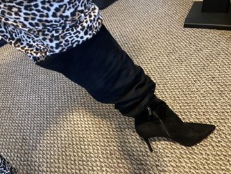 Jessica Simpson Knee High Stiletto Slouch Boots
