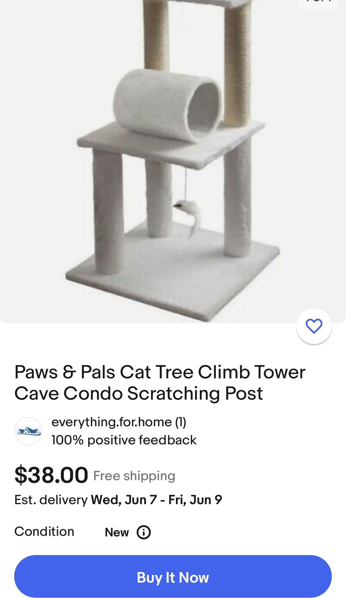 Cat Tree By Paws & Pals