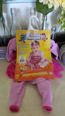 Super girl costume size 6-12 months like new