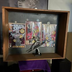 Comic Books N  Hand Made Silver Surfer Display Model 
