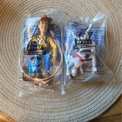 Burger King Disney Toy Story Woody & Sid The Dog  Never Opened  Sealed  Kids Club