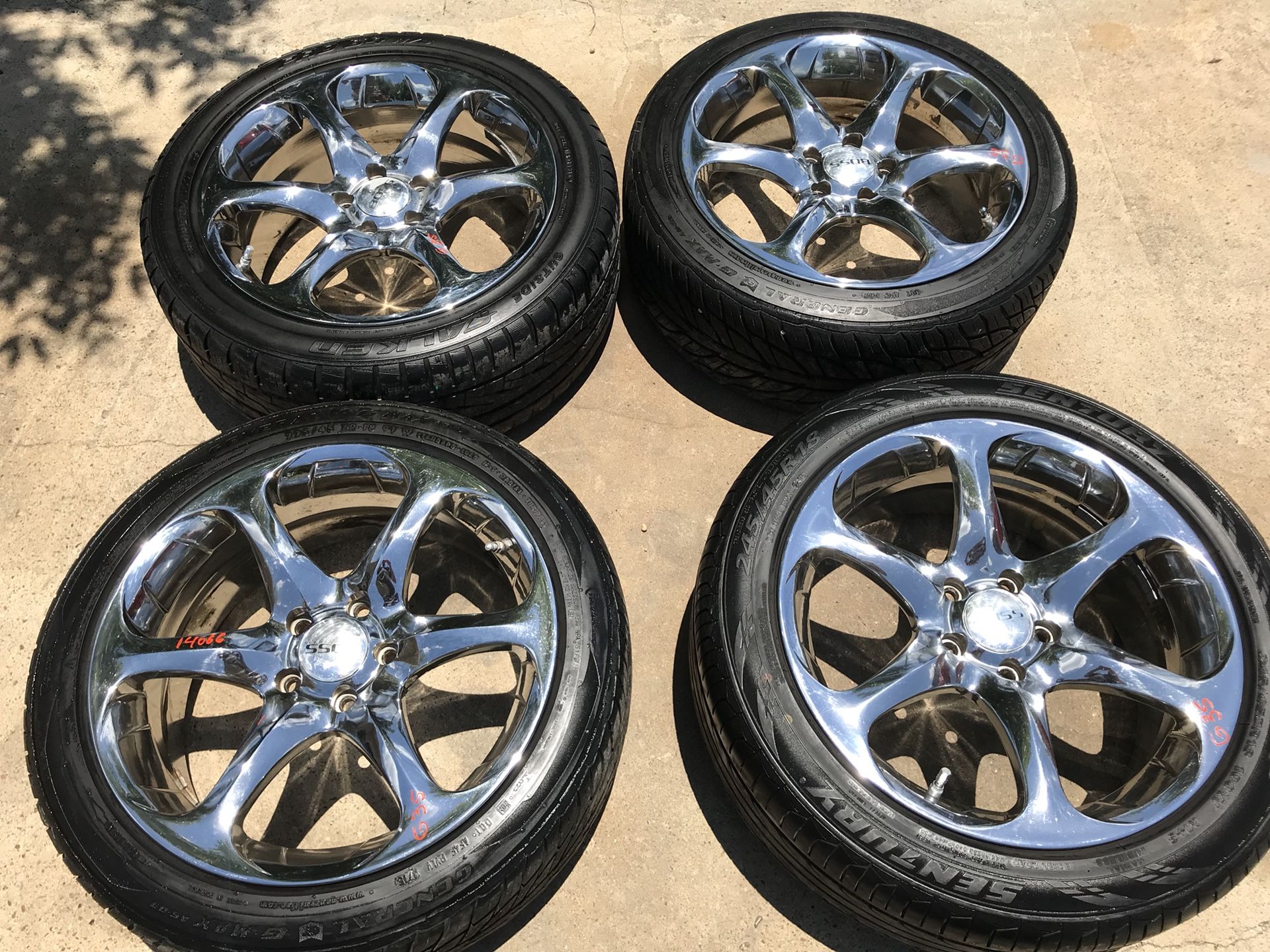 Boss Motorsports 318 Wheels Size:18x8 BoltPattern:114.3mm #264