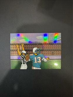 Dan Marino TECMO case hit football card