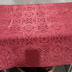 Burgundy Red Tablecloth- 120” Rectangle