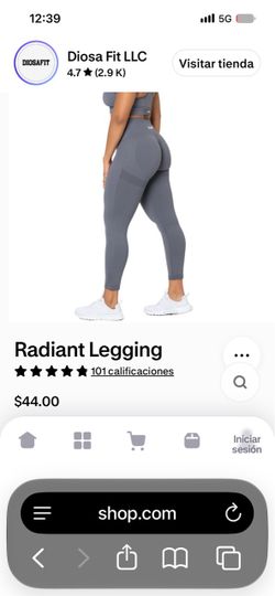Diosafit  Leggins talla S $15 cada uno