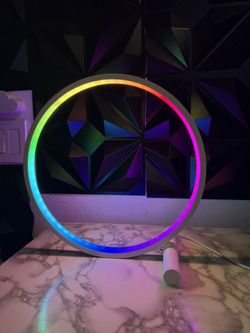 Nightstand Circle Ring Lamp RBG