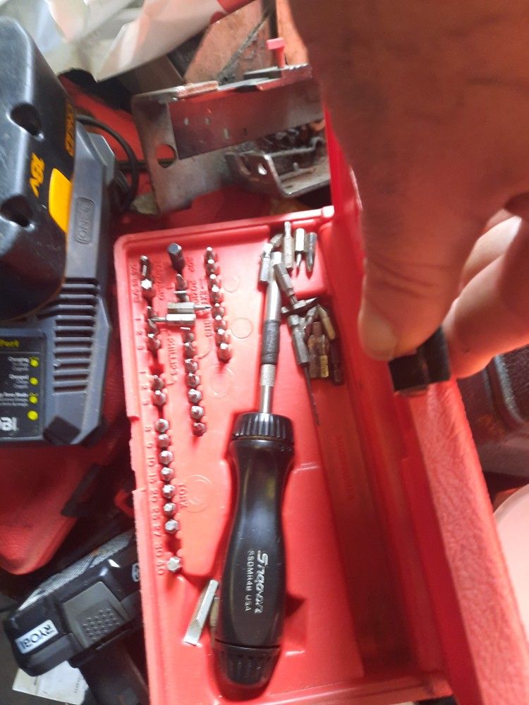 Snap On And Matco Box And Tools