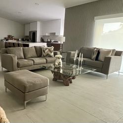 Like New! Modern sofa Set Of 3