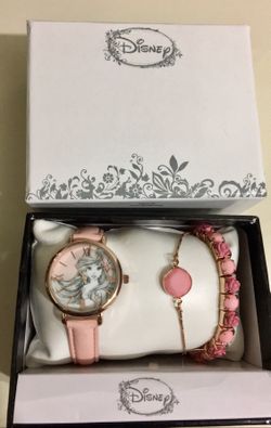 Disney The Little Mermaid Watch & Bracelet set