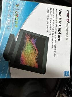 Mimo Vue 10.1" Capacitive Touch Display with HDMI capture, USB (UM-1080CP-B)