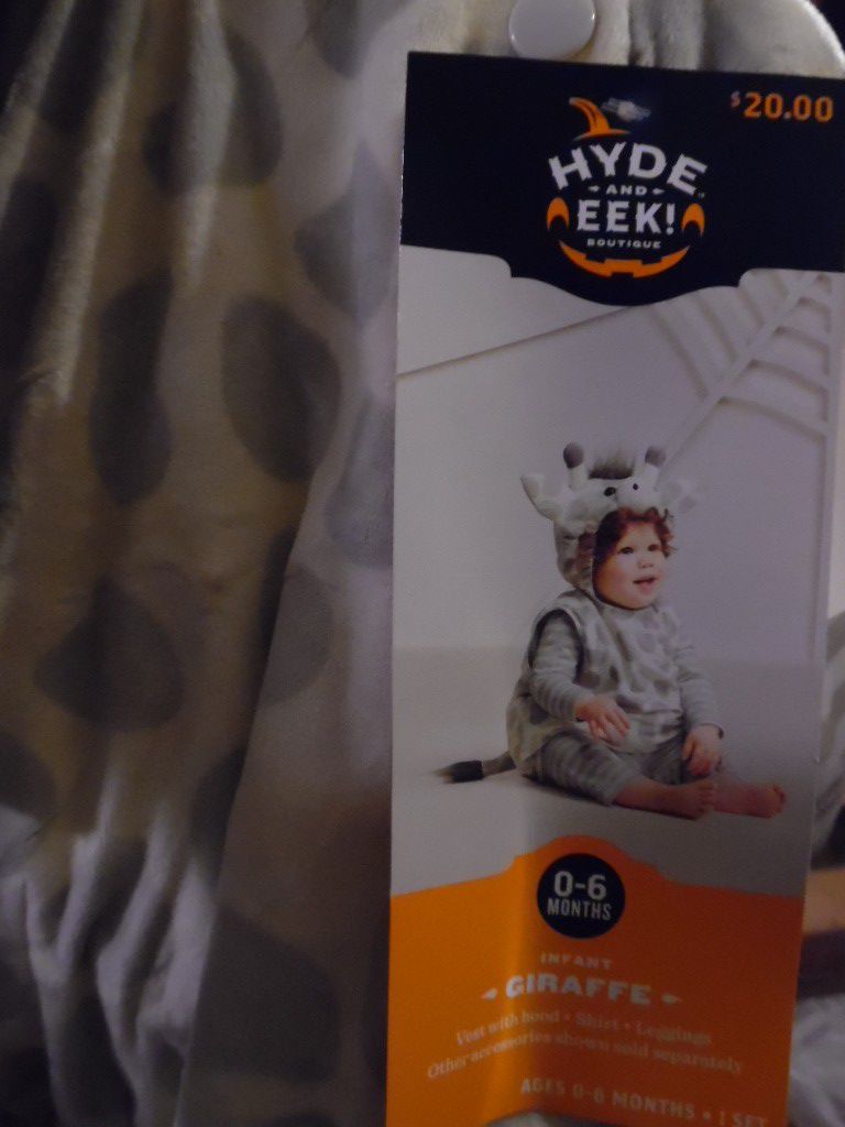 infant giraffe Halloween costume