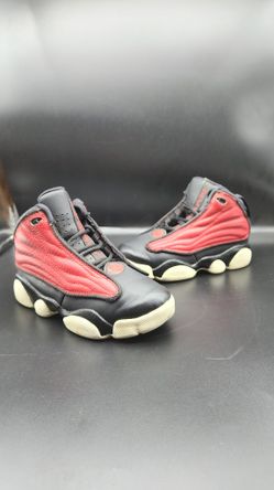 Nike Air Jordan Pro Strong Black Red Youth Sneakers 407485-601 Size 11C