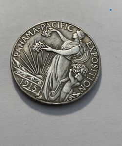 US 1915 Panama-Pacific Exposition Half Dollar Coin Modern Restrike Token