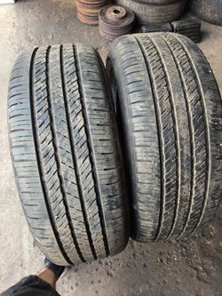 2 tires 235/50/20 Bridgestone alenza as 02