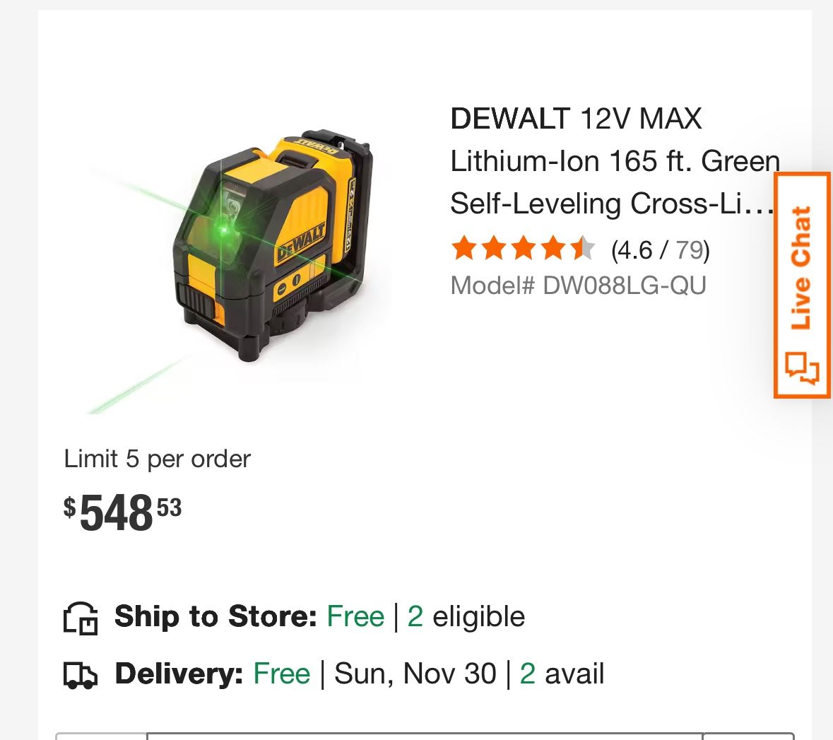 Dewalt Laser 