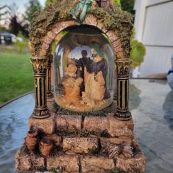 Christmas Nativity Musical Water Globe | One of a kind