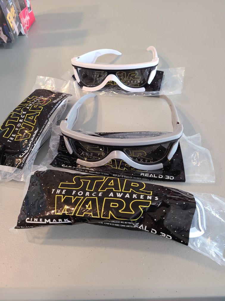 Star wars 3 d glasses
