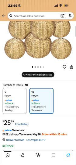 Set of 18 Wicker Balls lanterns