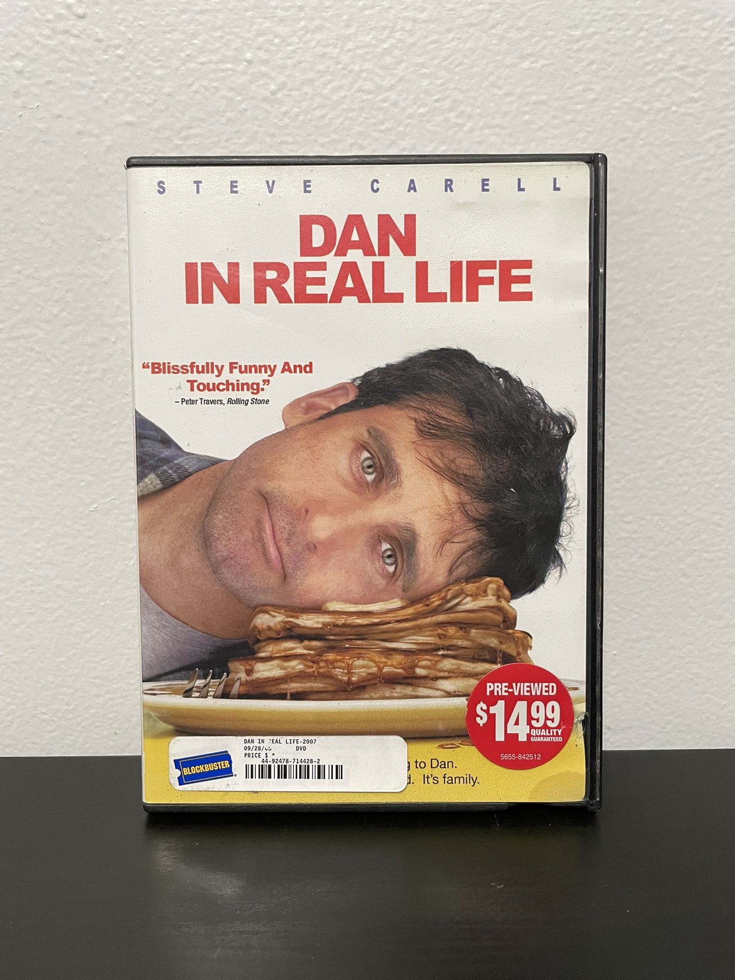 Dan In Real Life DVD Movie Like New Steve Carell Dane Cook Blockbuster 2008